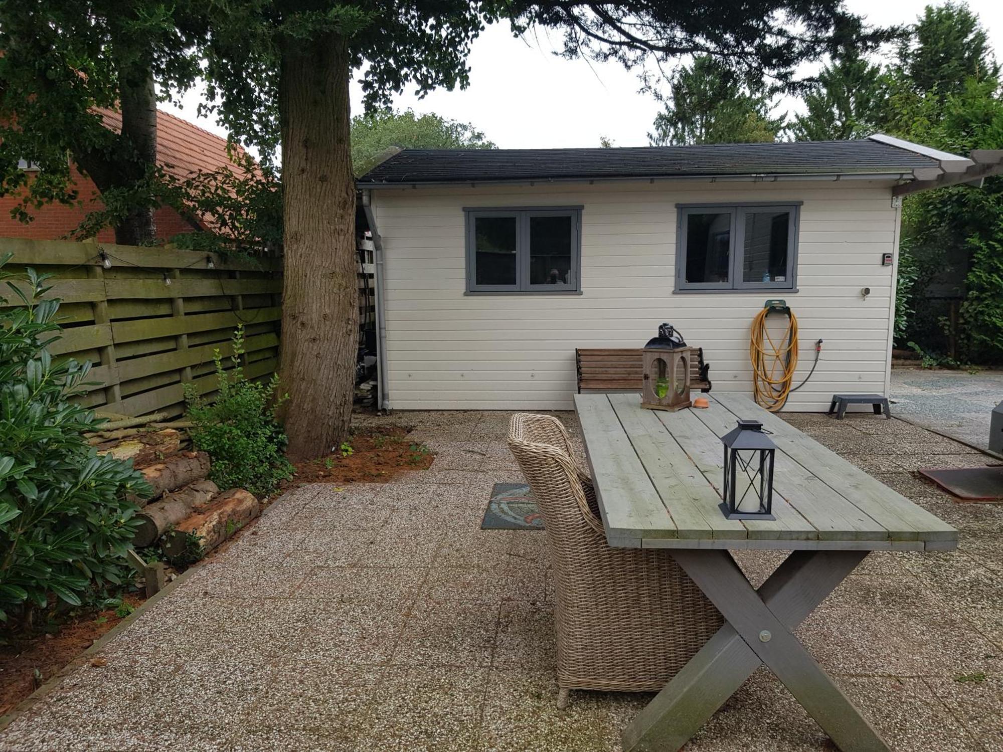 Chalet De Blauwe Reiger Mooi Dubbel In De Veluwse Bossen